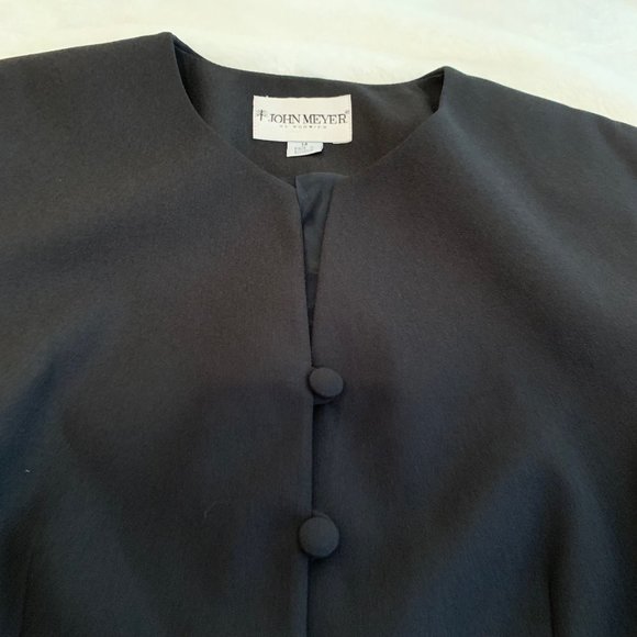 John Meyer of Norwich Beaded and Cut Out Blazer Size 14 - Picture 4 of 15